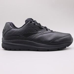 Brooks Addiction Walker 2 Women's Size 12D US Wide Black Leather Walking Shoes
